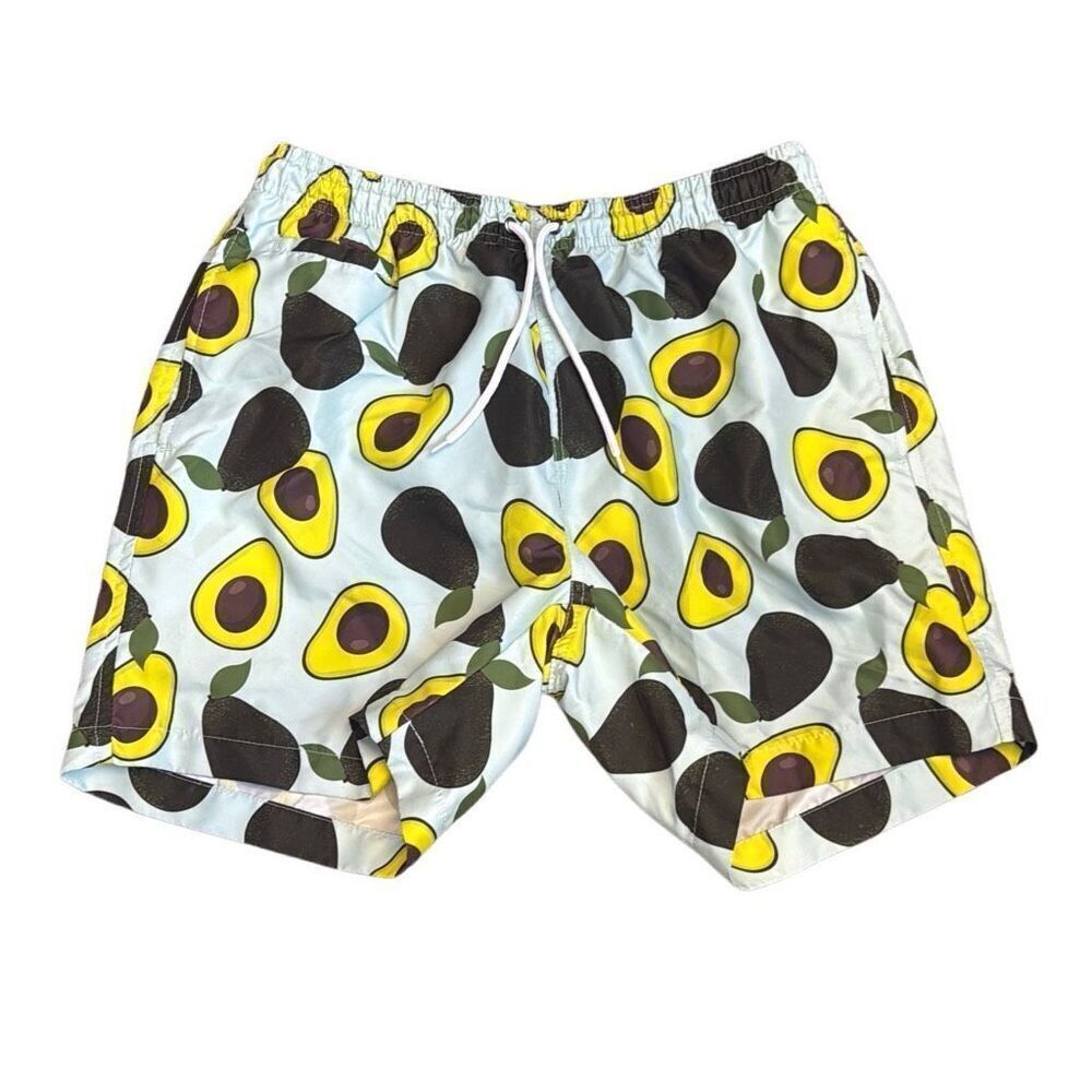 Trunks surf & swim men’s L avocado print swim board surf shorts